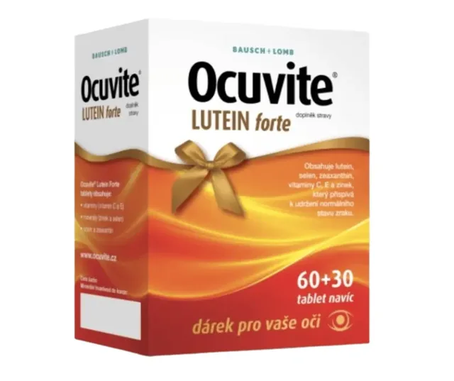 Ocuvite LUTEIN forte tbl.60+30 DAREK Bausch+Lomb
