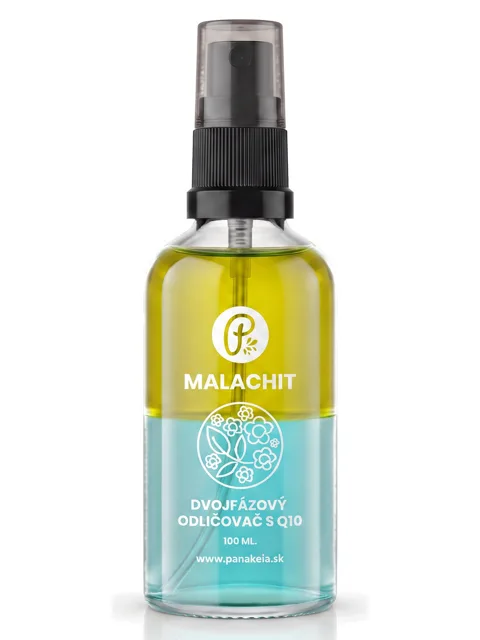 Odličovač dvojfázový MALACHIT s Q10 a malachitem 100 ml