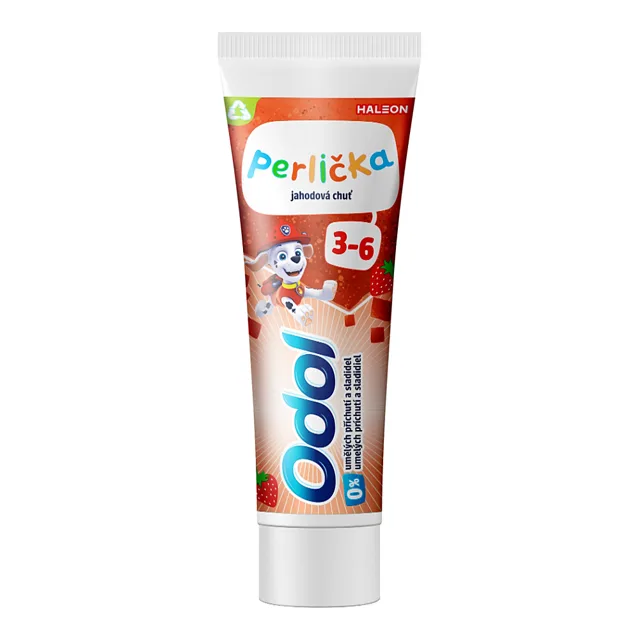 ODOL Perlička  jahodová chuť Zubní pasta od 3 let 50 ml