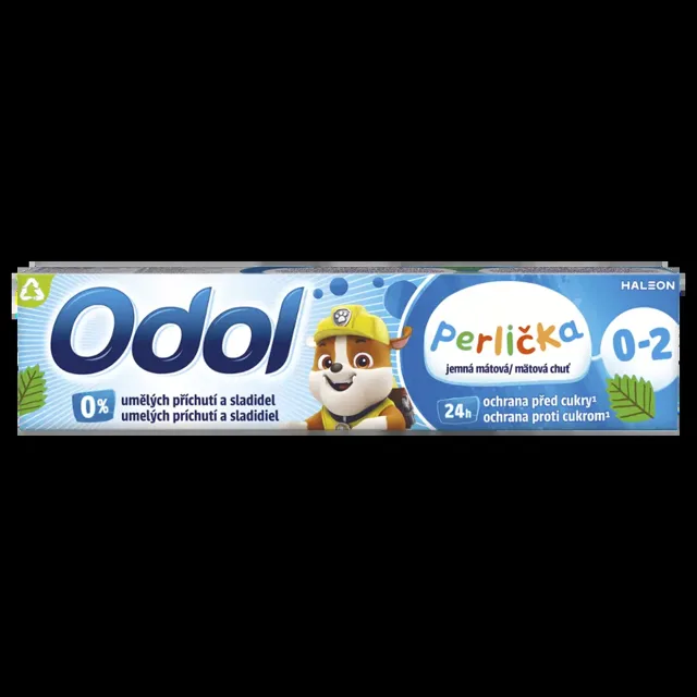 Odol Zubní pasta s fluoridem pro děti Perlička, 0-2 roky 50 ml