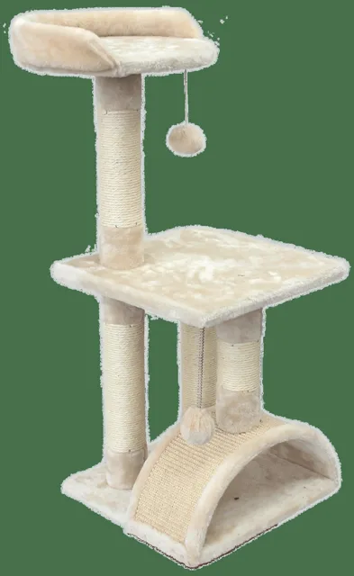 Odpočívadlo Magic Cat Luna 35x35x86cm světle béžové