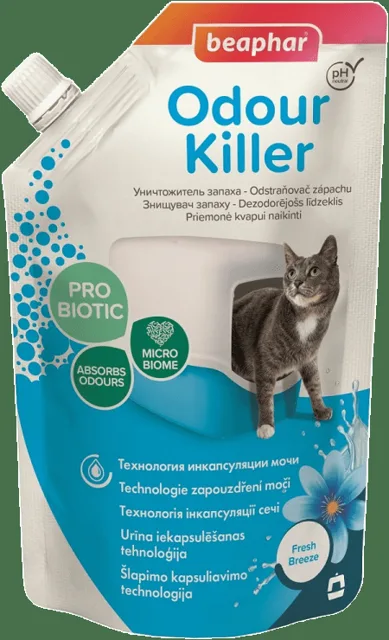 Odstraňovač zápachu pro kočičí toalety Beaphar Odour Killer  400g