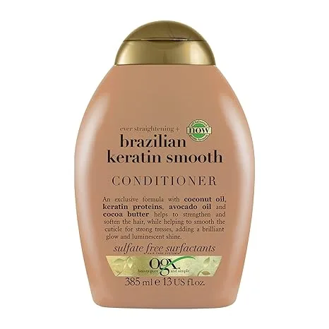 OGX Brazilian Keratin Smooth Kondicionér, 384ml