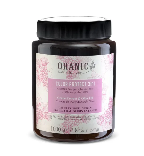 Ohanic Color Protect Mask 3in1 1000ml - Maska na barvené vlasy