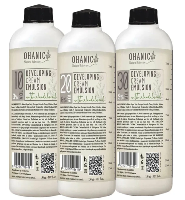 Ohanic Cream Developer Emulsion 150 ml - Přírodní peroxid
