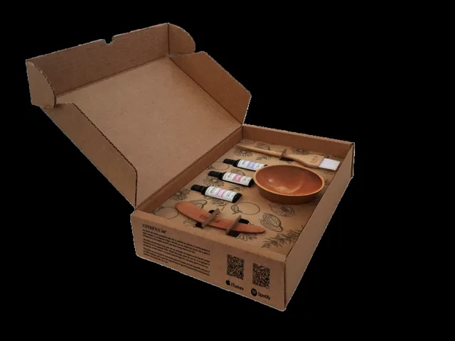 Ohanic Ritual Set Miska, Štětec, Špachtle