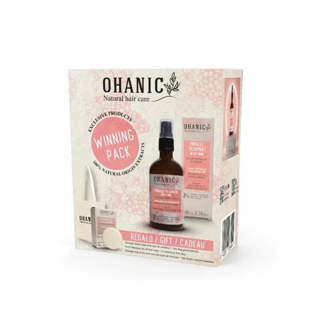 Ohanic Set Restore & Repair Nourishing Oil Serum 50ml + Solid Shampoo