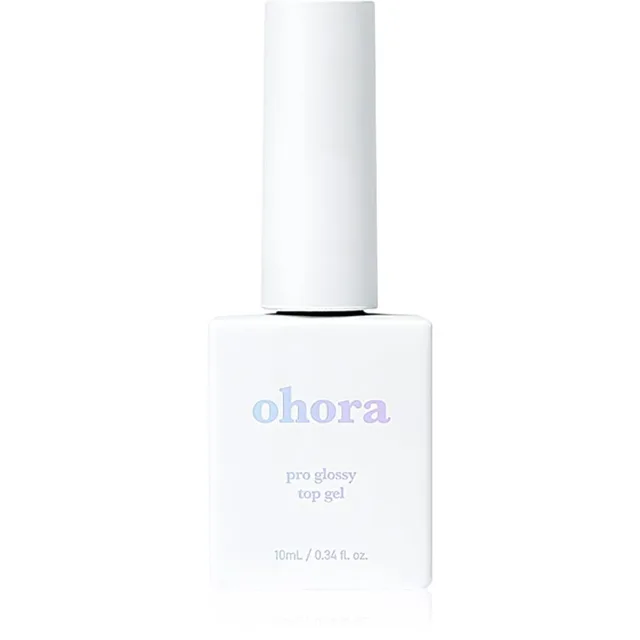 ohora Pro Glossy Top Gel krycí lak na nehty pro zářivý lesk 10 ml