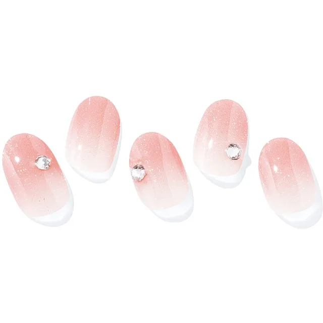 ohora Semi Cured Gel Nail Strips N Coral Sunset nálepky na nehty odstín NP-204 1 ks