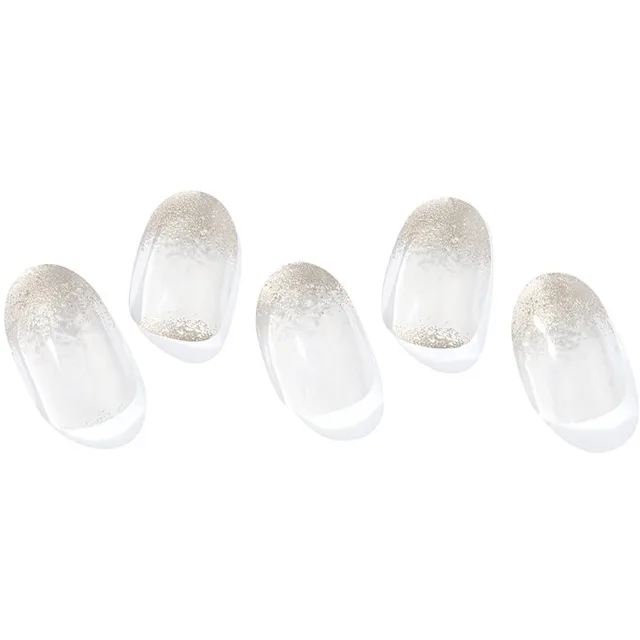 ohora Semi Cured Gel Nail Strips N Gold Fog nálepky na nehty odstín ND-440 1 ks