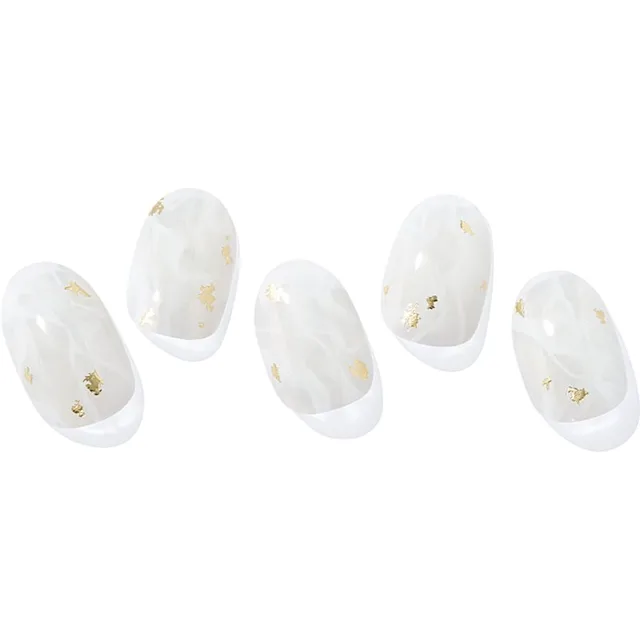 ohora Semi Cured Gel Nail Strips N Silky Marble nálepky na nehty odstín ND-015-G 1 ks