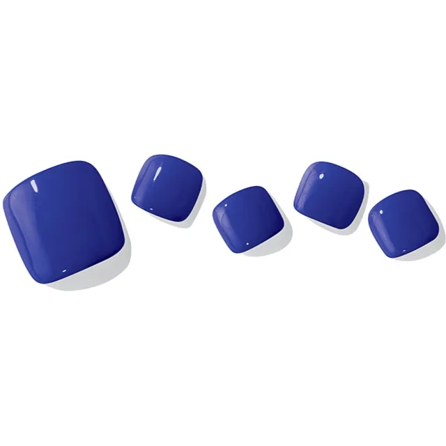ohora Semi Cured Gel Pedicure Strips P Cobalt Blue nálepky na nehty na nohy odstín PB-010 1 ks