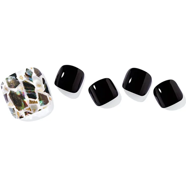 ohora Semi Cured Gel Pedicure Strips P Crunch nálepky na nehty na nohy odstín PD-112 1 ks