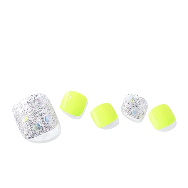 ohora Semi Cured Gel Pedicure Strips P Neon Light nálepky na nehty na nohy odstín PD-031 1 ks