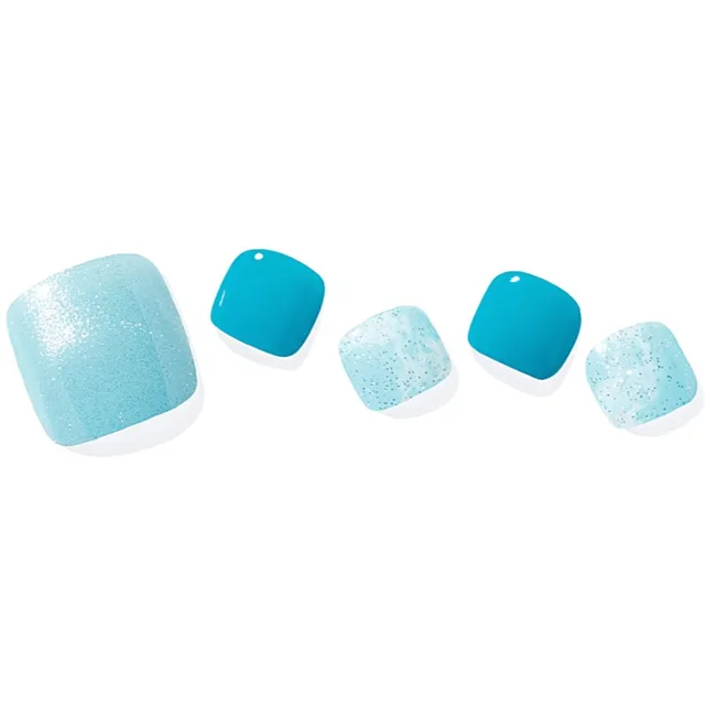 ohora Semi Cured Gel Pedicure Strips P Ocean Gleam nálepky na nehty na nohy odstín PD-001 1 ks