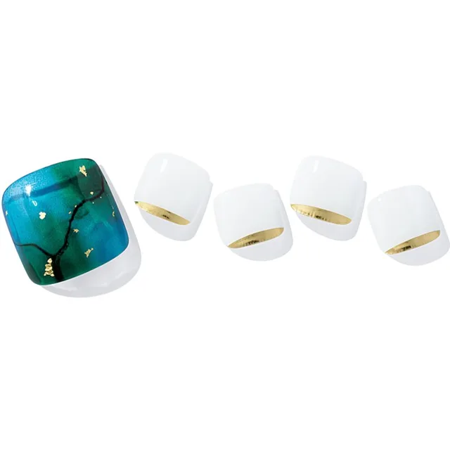 ohora Semi Cured Gel Pedicure Strips P Tide Pool nálepky na nehty na nohy odstín PD-028 1 ks