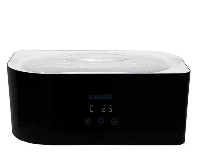 Ohřívač parafínu Weelko Satin Wax - digitální, objem 4 l - černý + dárek zdarma