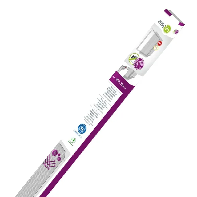 Okenní síť proti pylu Easy Life v magnetickém rámu 100 × 120 cm