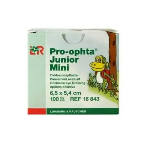 Okluzor náplast Pro-ophta Junior Mini 6.5 x 5.4 cm/100 k