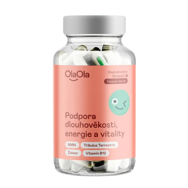 OlaOla Podpora Dlouhověkosti, energie a vitality 30 kapslí