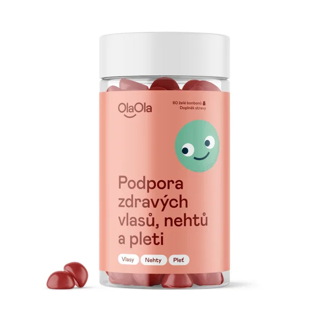 OlaOla Podpora zdravých vlasů, nehtů a pleti 60 želé bonbonů