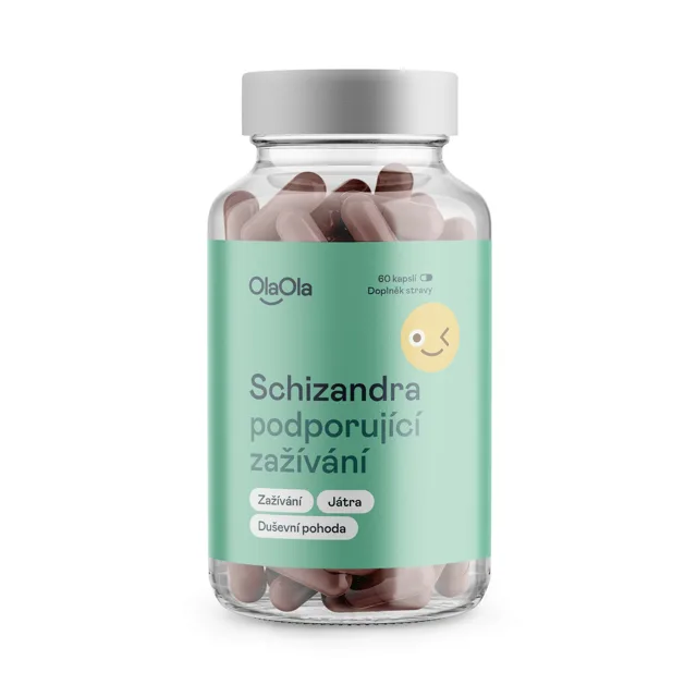 OlaOla Schizandra podporující zažívání 60 kapslí