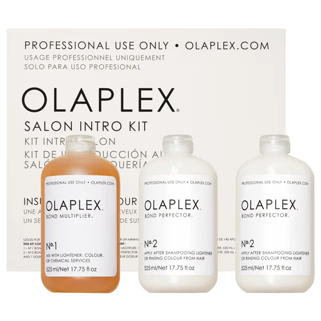 Olaplex Sada pro barvené nebo chemicky ošetřené vlasy (Salon Intro Kit) 3 x 525 ml