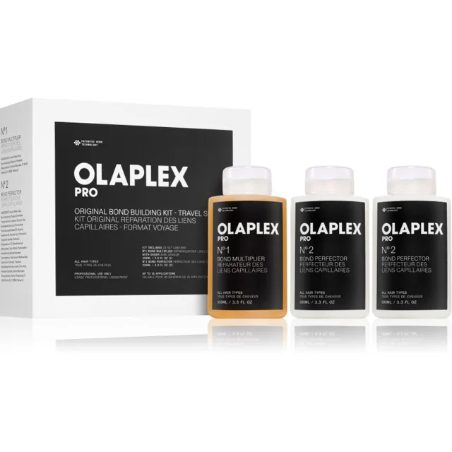 Olaplex Set Bond Building Kit Travel Size vlasová kúra pro chemicky ošetřené vlasy 3 ks