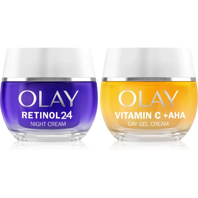 Olay Retinol 24 & Vitamin C + AHA sada pro péči o pleť
