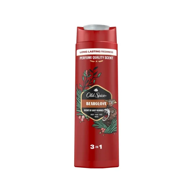 Old Spice Bearglove Pánský sprchový gel a šampon 400 ml