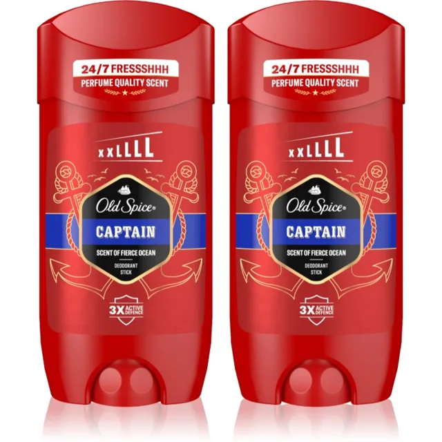 Old Spice Captain tuhý deodorant 2x85 ml
