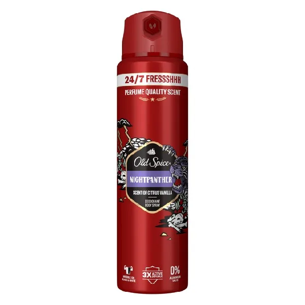 Old Spice Deodorant ve spreji NightPanther (Deodorant Body Spray) 150 ml