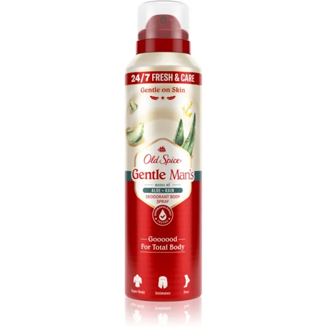 Old Spice Gentle Man's Aloe & Rain deodorant ve spreji bez obsahu hliníku 140 ml