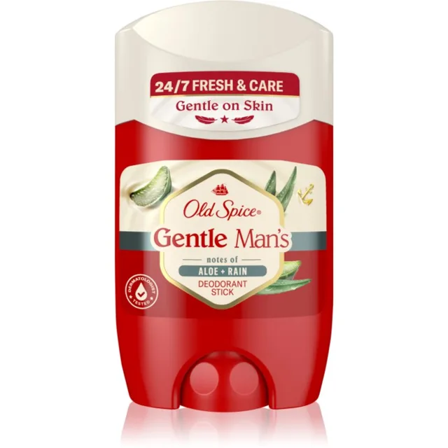 Old Spice Gentle Man's Aloe & Rain tuhý deodorant bez obsahu hliníkových solí 50 ml