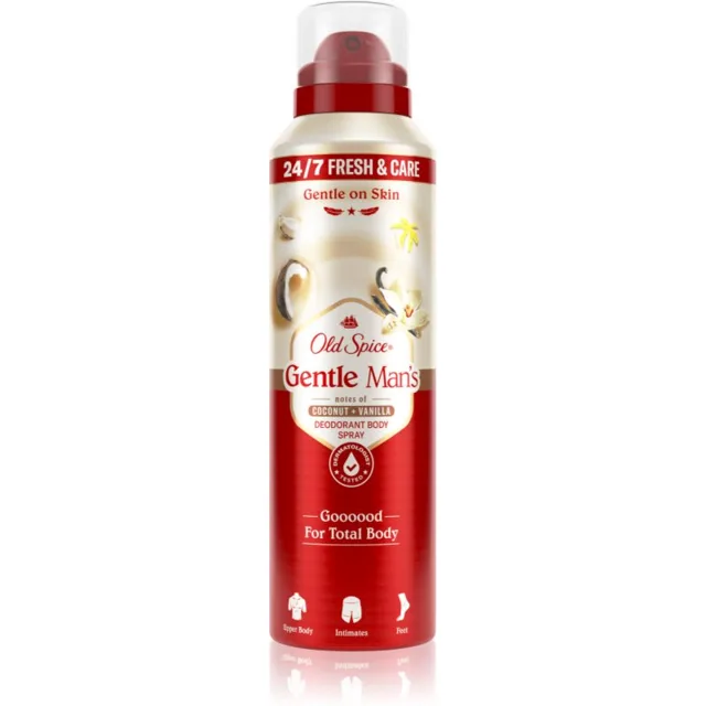 Old Spice Gentle Man's Coconut & Vanilla deodorant ve spreji bez obsahu hliníku 140 ml