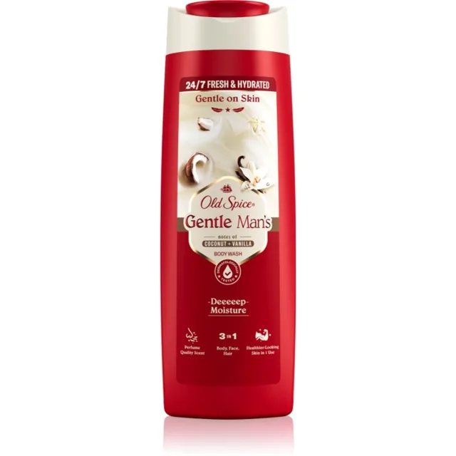 Old Spice Gentle Man's Coconut & Vanilla sprchový gel 3 v 1 400 ml