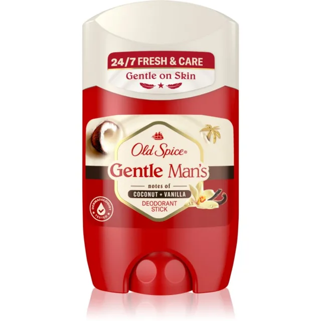 Old Spice Gentle Man's Coconut & Vanilla tuhý deodorant bez obsahu hliníkových solí 50 ml