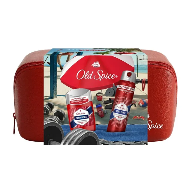 OLD SPICE Vánoční kazeta Sport Power deostick 50 ml + sprej 150 ml