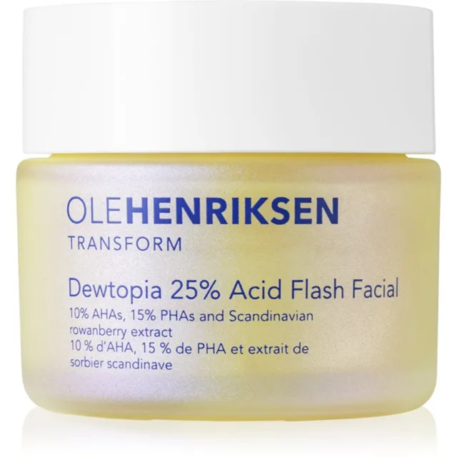 OLEHENRIKSEN Transform Dewtopia 25% Acid Flash Facial exfoliační maska 50 ml
