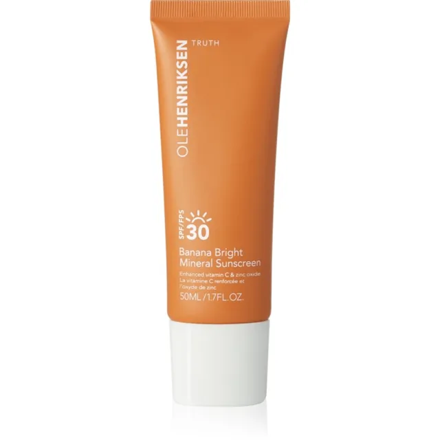 OLEHENRIKSEN Truth Banana Bright Mineral Sunscreen SPF 30 opalovací krém na obličej s vitaminem C SPF 30 50 ml