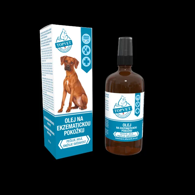 Olej na ekzematickou pokožku pro psy – 100 ml – Green idea