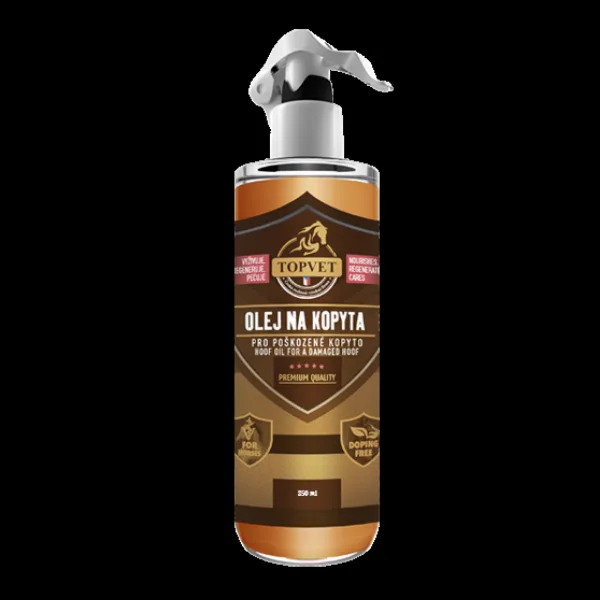 Olej pro poškozená kopyta koní – 250 ml – Green idea
