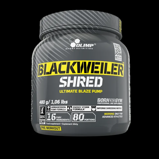 OLIMP Blackweiler shred předtréninková směs exotic Orange 480 g