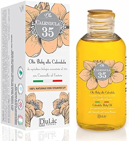 Olio, Calendula 35, Olio di Calendula, olej ideální na těhotenské strie, 150 ml