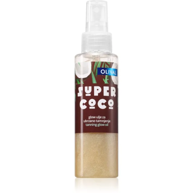 Olival SUPER Coco olej na opalování se třpytkami 100 ml