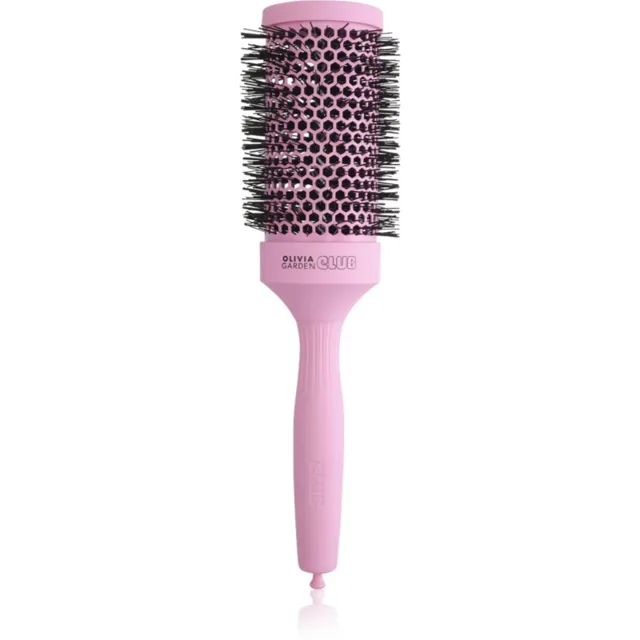 Olivia Garden Club The Glow Blowout Ceramic Round Brush Pink kulatý kartáč na vlasy L 1 ks