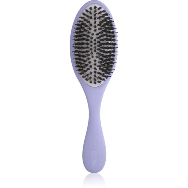 Olivia Garden Club The Reset Detangling&Shine Hairbrush plochý kartáč s pouzdrem Lilac 1 ks