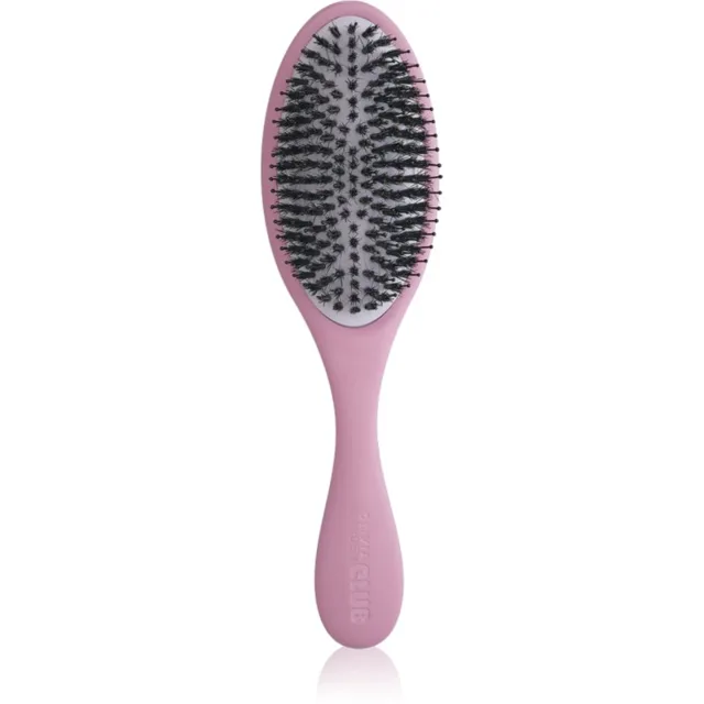 Olivia Garden Club The Reset Detangling&Shine Hairbrush plochý kartáč s pouzdrem Pink 1 ks