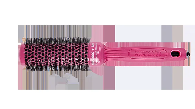 Olivia Garden Expert Blowout Shine Pink 45mm - Foukací kartáč