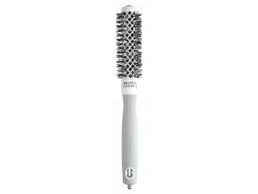 Olivia Garden Expert Blowout Shine White&Grey 20mm - Foukací kartáč